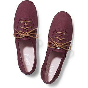 Keds Champion Canvas Burgundy Sneakers